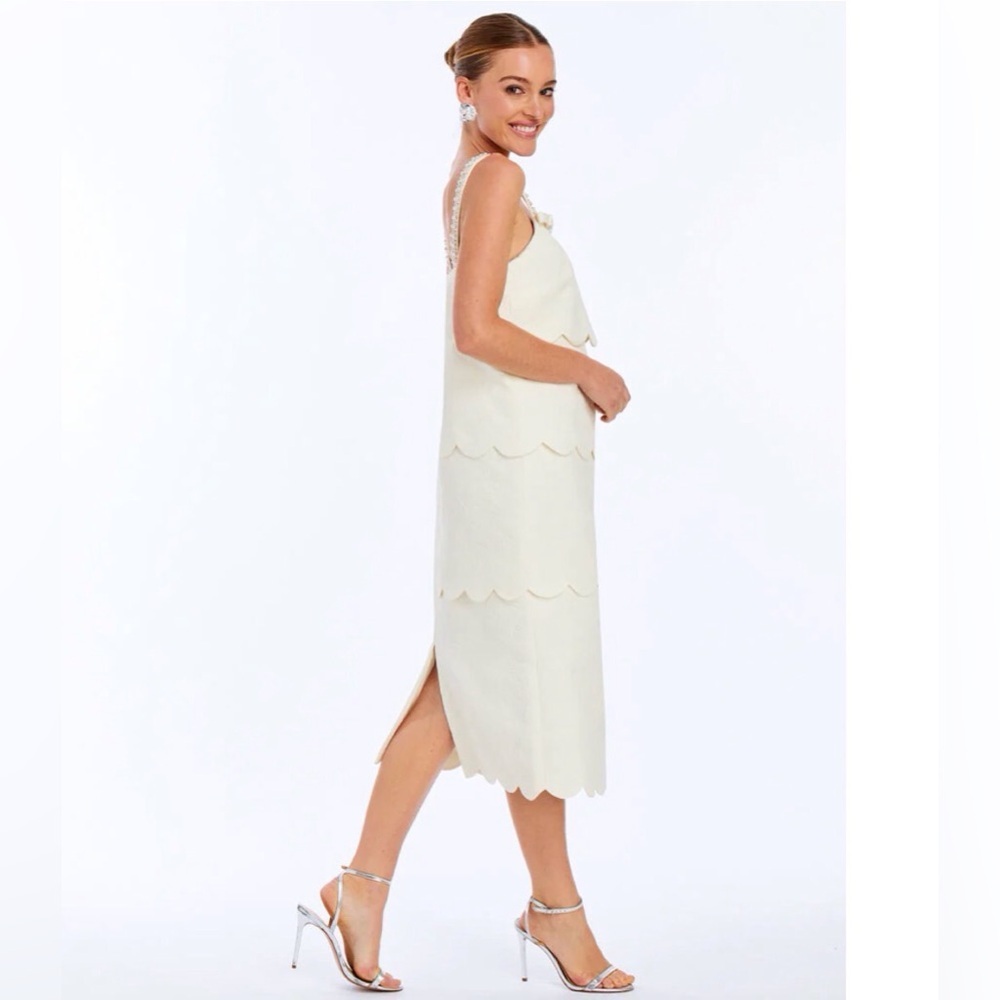 NWT! Mestiza New York Citrine Convertible Gown in Ivory Size 4 - Picture 4 of 15